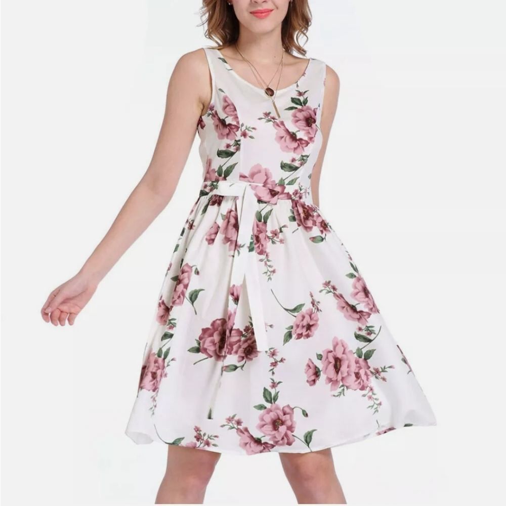 NEW Women Summer Casual Sleeveless Evening Party Cocktail Short Mini Dress